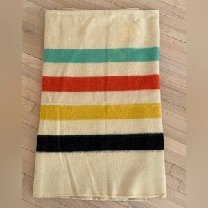 Vintage Striped Wool Blanket